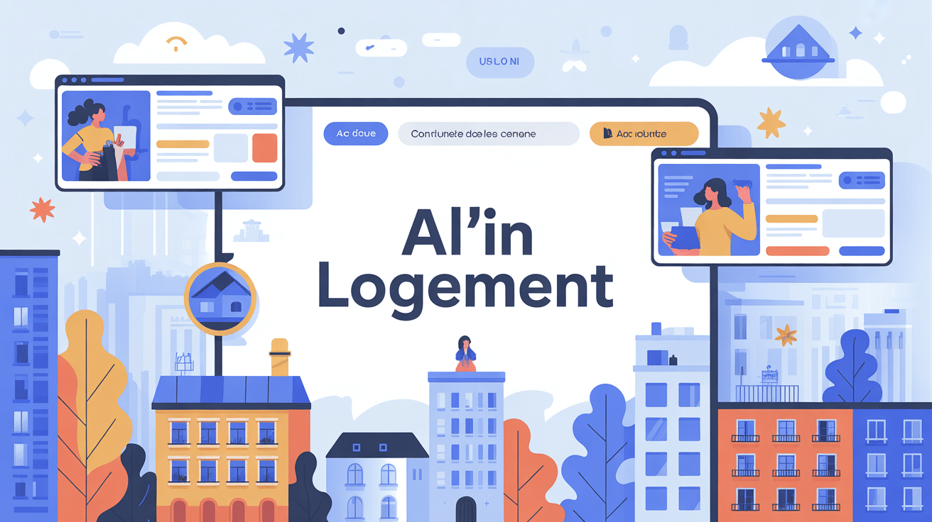 illustration al'in logement plateforme numérique