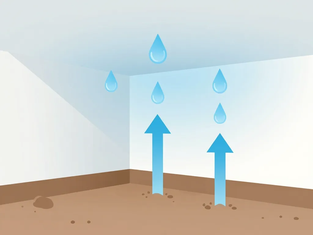 cave humide comment faire sources humidité cave diagramme