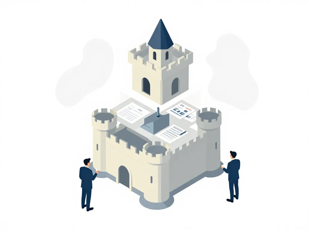 diagramme évaluation chateau a vendre étapes clés