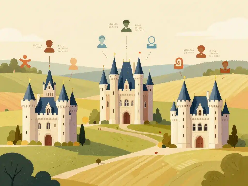 illustration marché chateau a vendre profils et prix