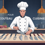 illustration couteau pour cuisinier chef sélection