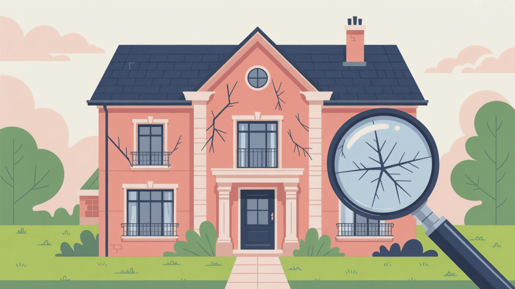 Fissure facade quand s'inquiéter illustration diagnostic maison