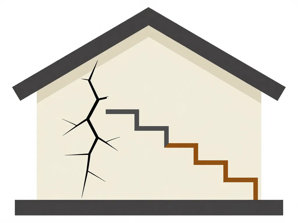 Fissure facade quand s'inquiéter types de fissures illustration