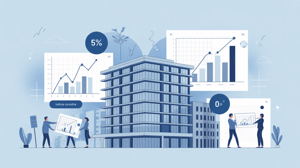 illustration indice coût de la construction 2024 secteur immobilier