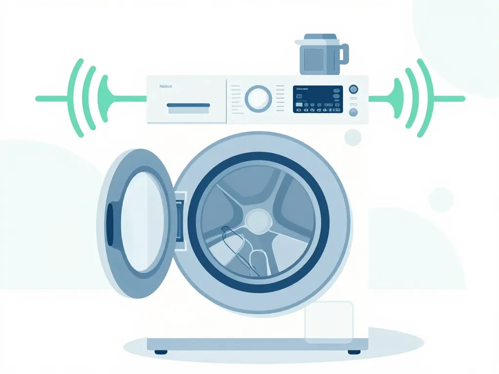 diagramme du bruit lave linge top silencieux moteur et vibrations