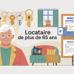 Locataire de plus de 65 ans illustration sécurisée
