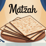matzah pain azyme traditionnel style illustration vectorielle