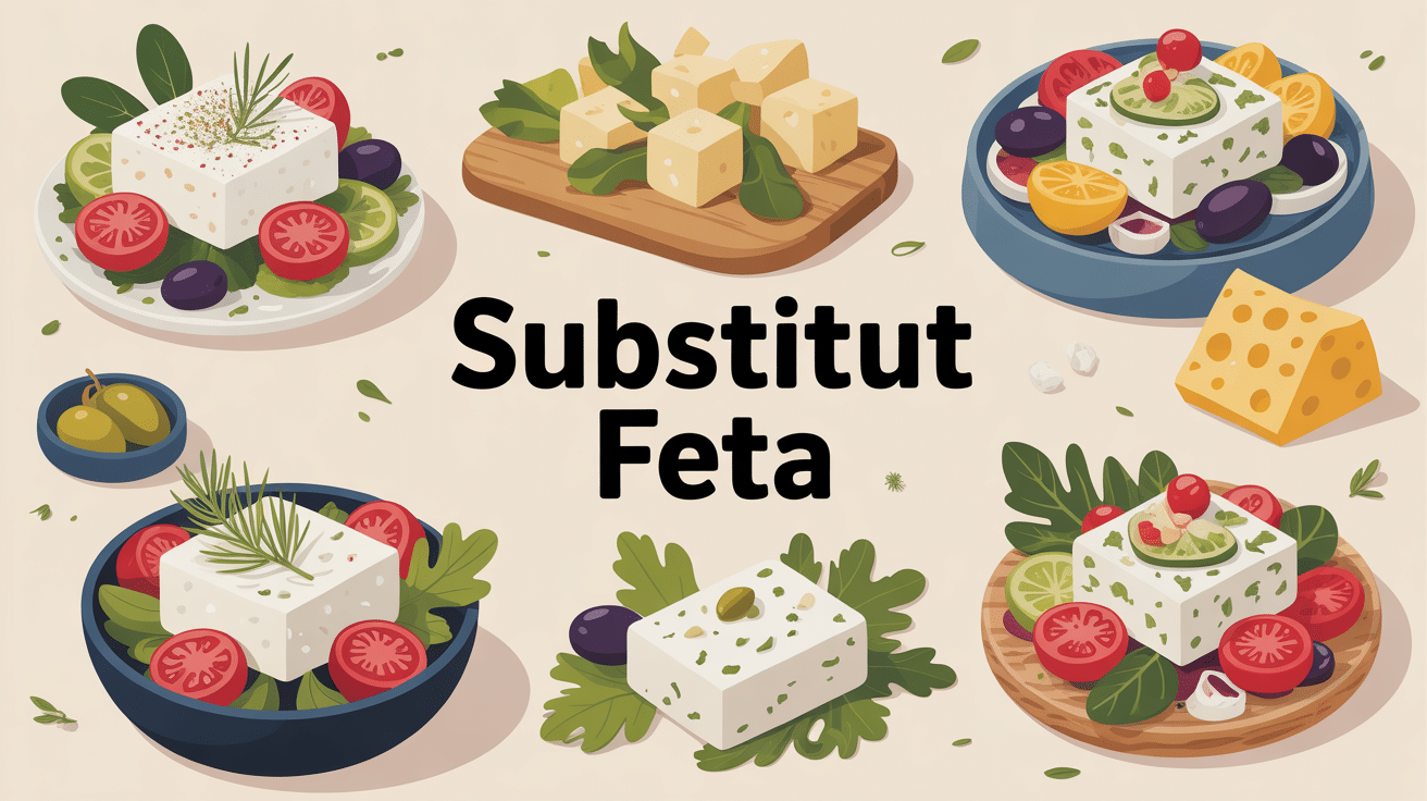 par quoi remplacer la feta en cuisine, fromages méditerranéens et ingrédients frais