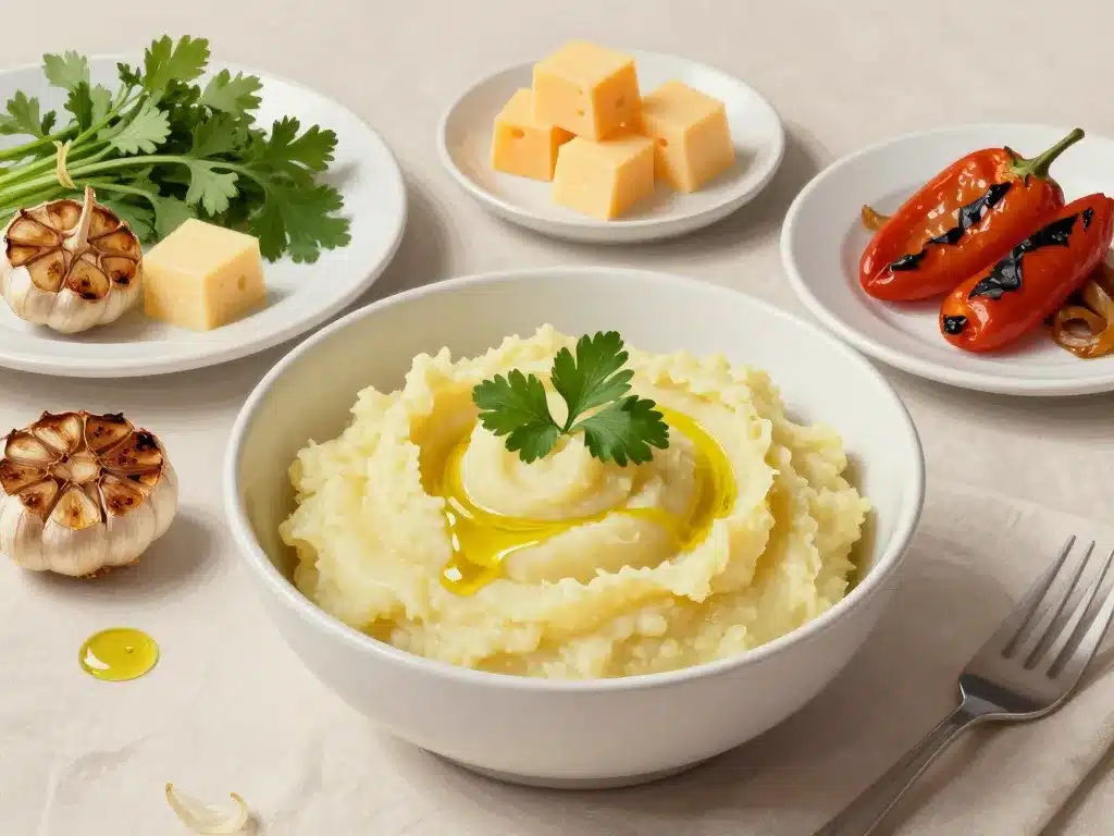 garnitures et toppings pour écrasé de pomme de terre