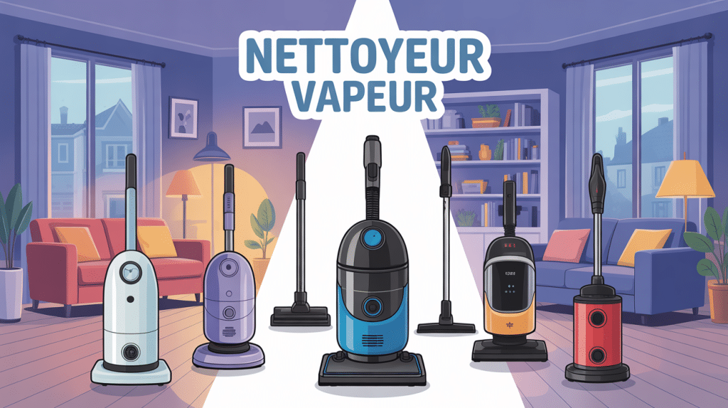 Quel est le meilleur nettoyeur vapeur ? illustration appareils et logements