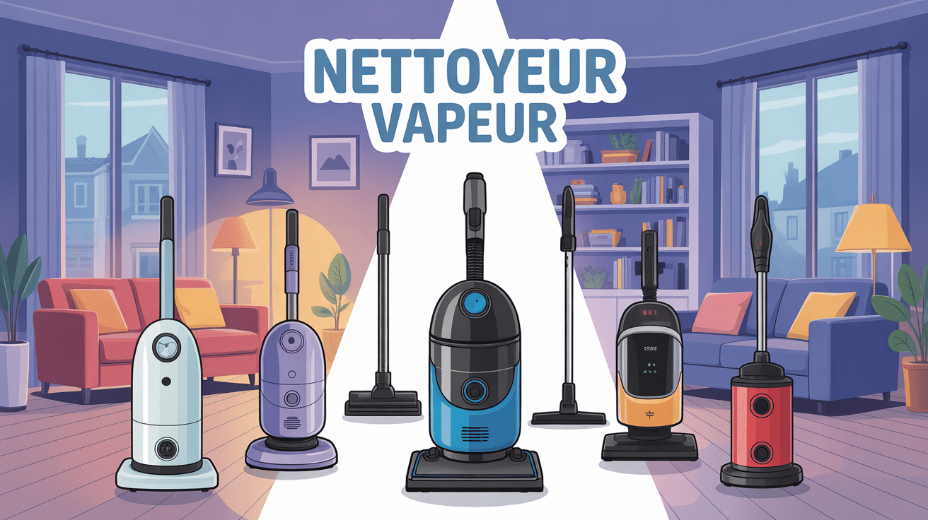 Quel est le meilleur nettoyeur vapeur ? illustration appareils et logements