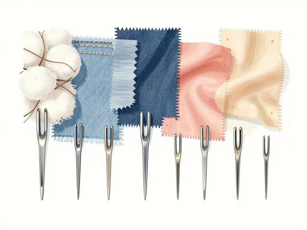 quelle aiguille pour quel tissu lineup types machine à coudre et tissus