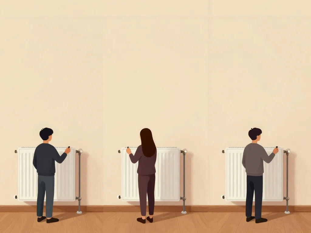 étapes réglage té de radiateur combien de tour pièce par pièce