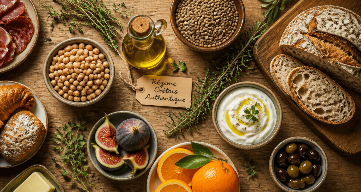regime cretois aliments interdits et autorises sur table