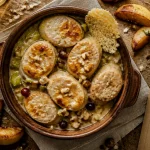 Accompagnement boudin blanc au cidre, poireaux et pommes poêlées