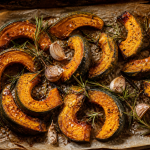 Cuisson potimarron au four : quartiers rôtis caramélisés, romarin et ail