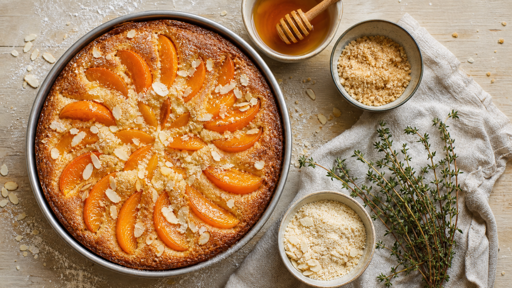 Dessert abricot : gâteau moelleux aux abricots et amandes