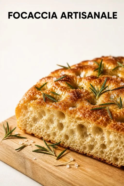 Recette focaccia Cyril Lignac : focaccia maison dorée et croustillante au romarin et fleur de sel