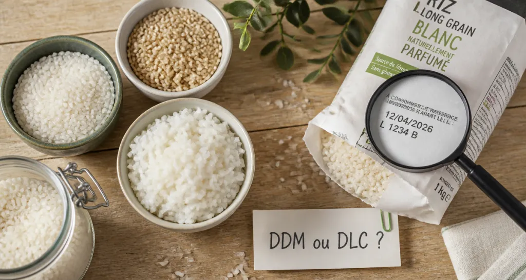est ce que le riz se perime vue de différents riz et date DDM