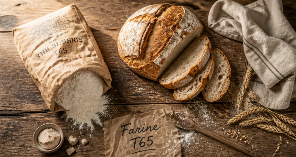 farine t65 quelle utilisation pain rustique