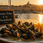 moule frite marseille assiette terrasse vieux port