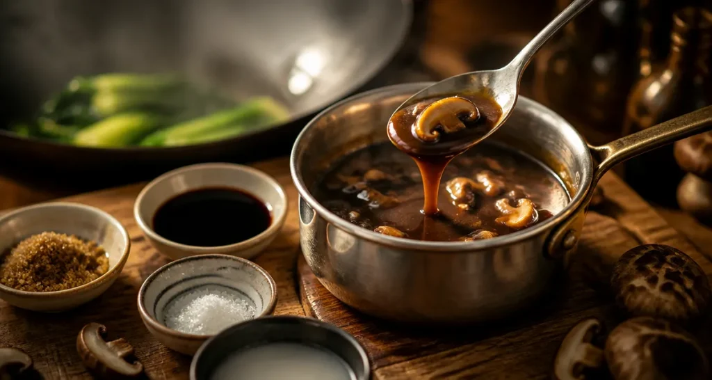 Par quoi remplacer la sauce huitre : alternatives umami végétaliennes