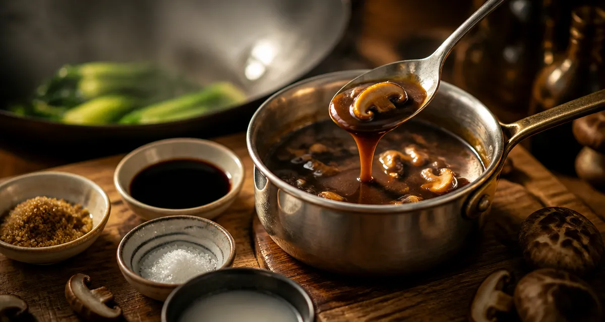 Par quoi remplacer la sauce huitre : alternatives umami végétaliennes