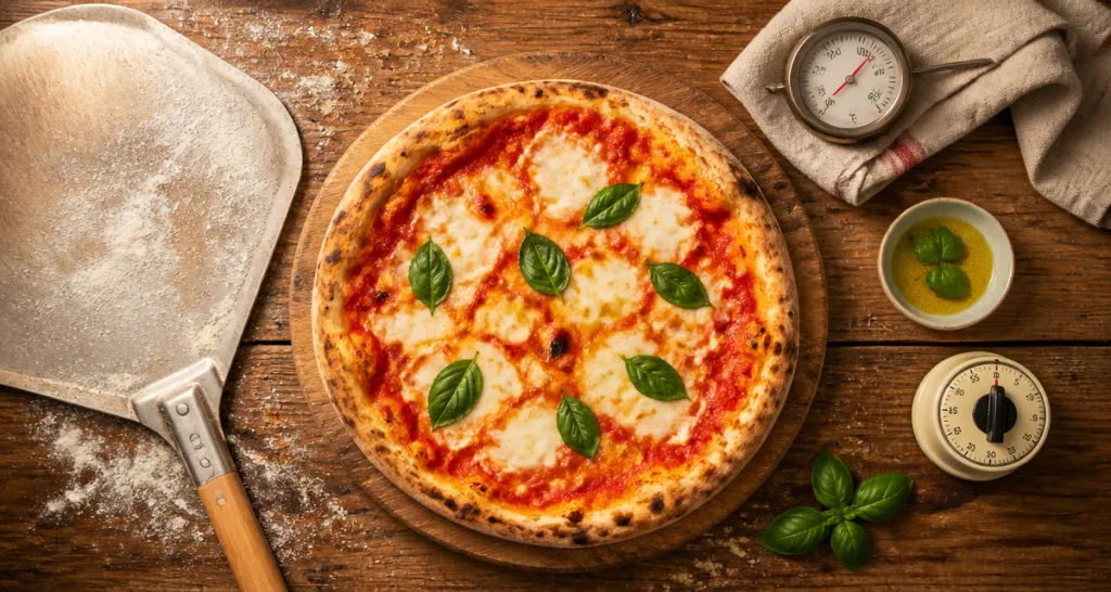 pizza au four combien de temps Margherita maison