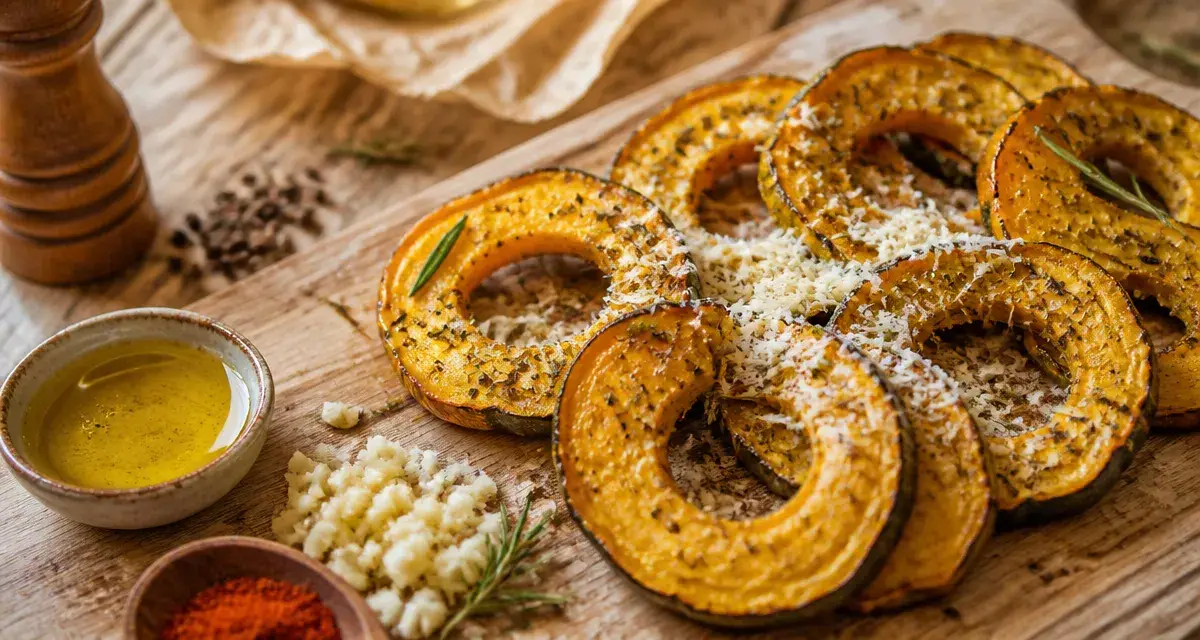Recette courge jaune : cuisson fondante, courge rôtie dorée au parmesan