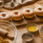 Recette des beignets au four : beignets moelleux dorés au sucre glace