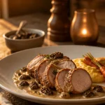 recette filet mignon de veau gastronomique sur assiette