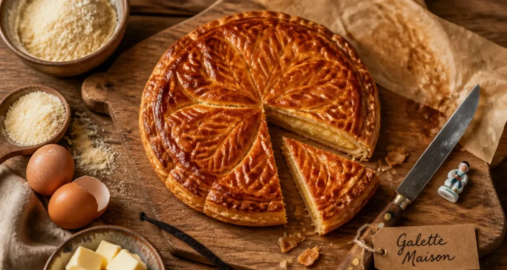 recette pour la galette des rois maison frangipane dorée