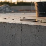Dalle béton qui fissure au séchage : fissure de retrait fine