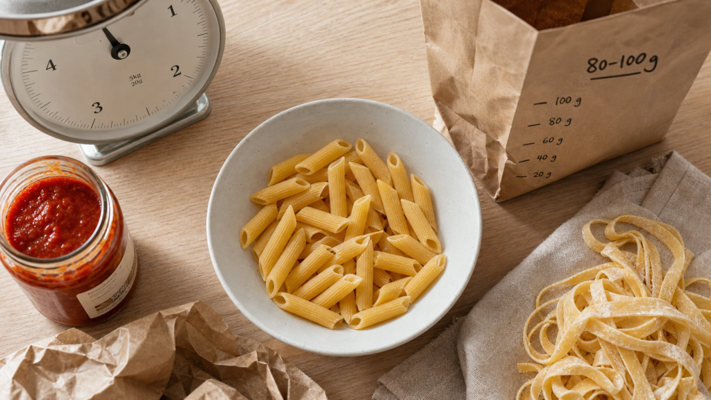 Grammage pate par personne : 80 g à 120 g