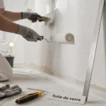 Pose toile de verre murale : encollage et marouflage pour éviter les bulles