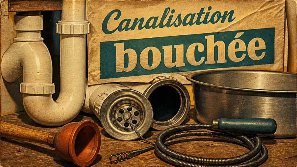Canalisation bouchée : reconnaître les signes, déboucher sans risque et éviter les erreurs