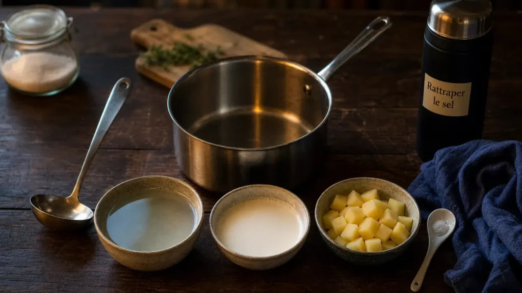Plat trop salé : diluer, absorber ou rééquilibrer ?
