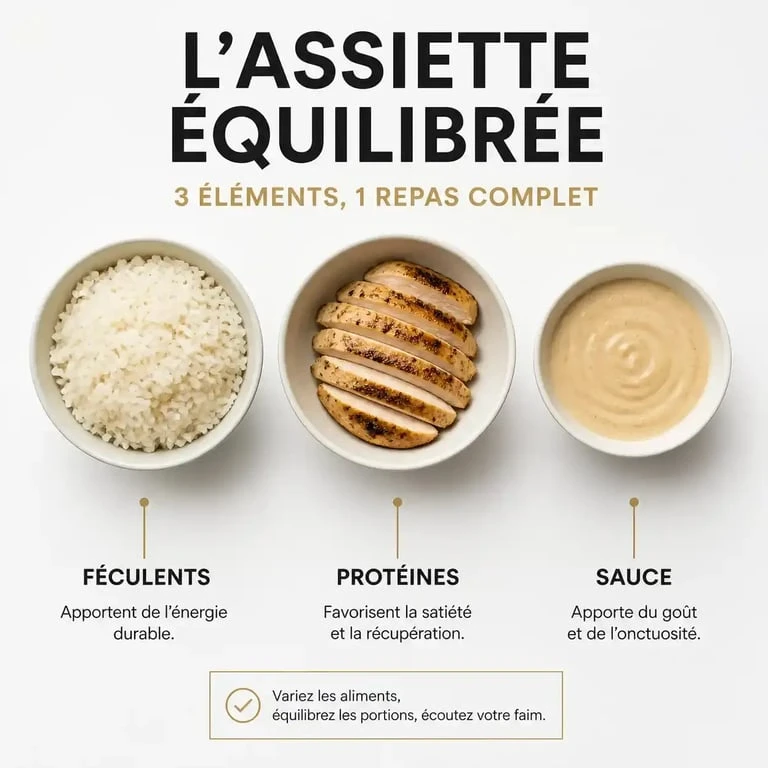 La règle des trois éléments pour une recette salée rapide