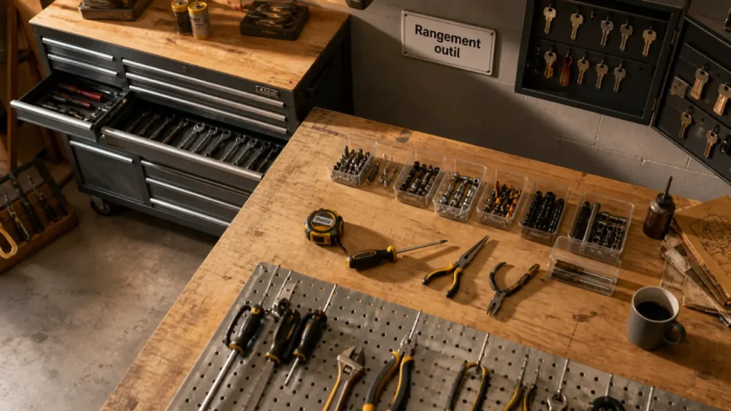 Servante, armoire, panneau ou sac : quel rangement d’outil choisir selon l’usage ?
