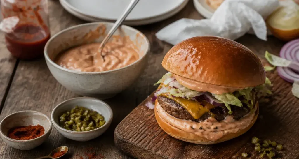 Sauce burger maison : 5 minutes pour réussir l&rsquo;équilibre parfait entre gras, acidité et fumé