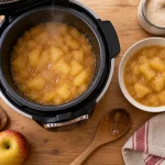Compote de pommes au cookeo, pommes et cannelle, recette rapide