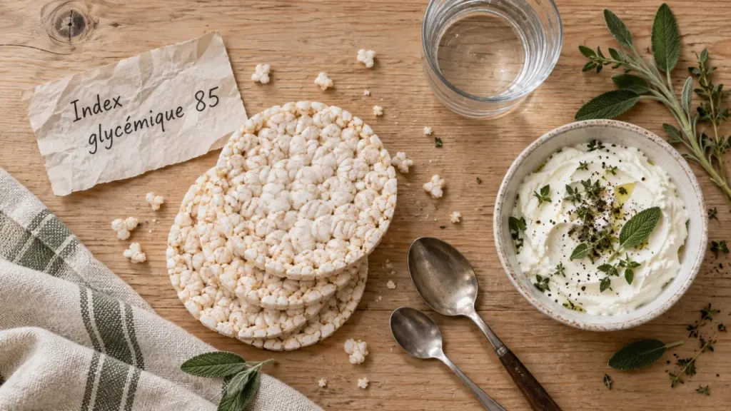 Galettes de riz soufflé : pourquoi elles rassasient peu malgré leur image légère