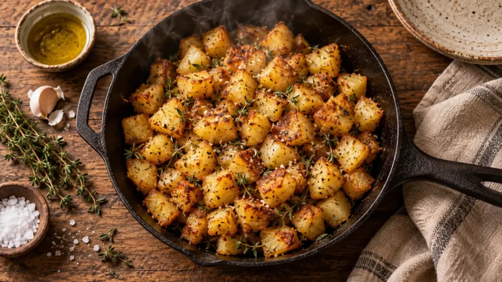 Pommes de terre sautées : dorées dehors et fondantes dedans en 20 minutes