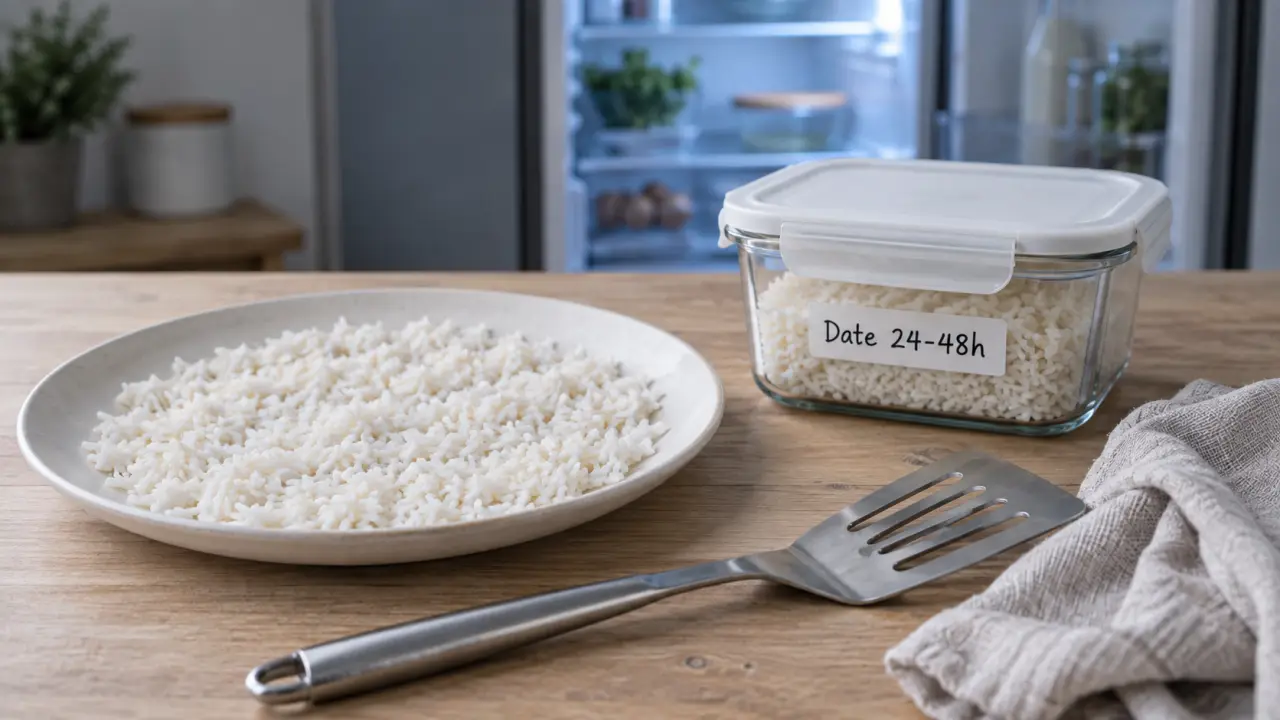 Comment conserver le riz cuit : riz 48h au frigo, 2h hors froid