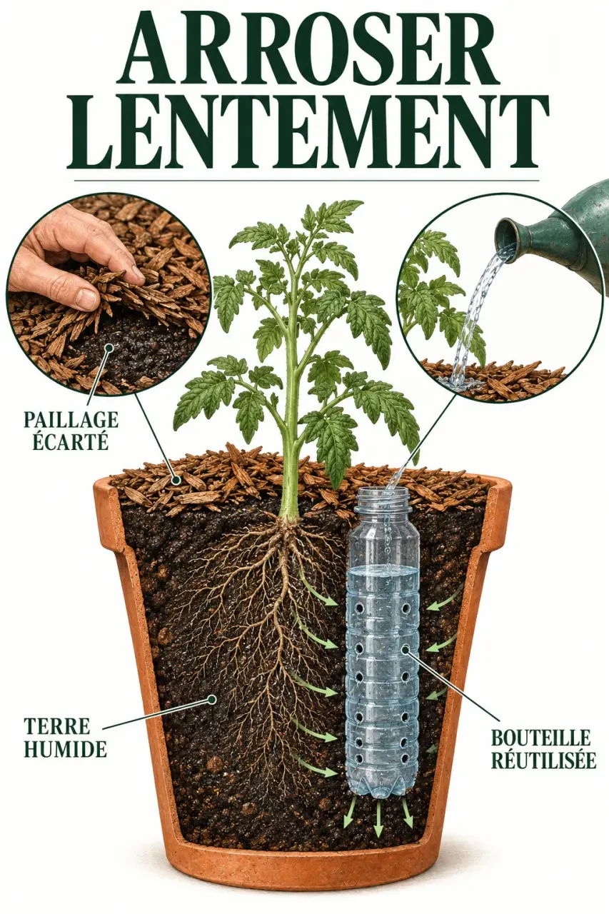 Astuces jardinage pour économiser l'eau et conserver l'humidité du sol