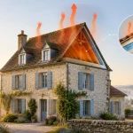 Maison ancienne : priorité à la toiture pour économiser