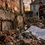 Maison sans fondation : fissures de soubassement à diagnostiquer